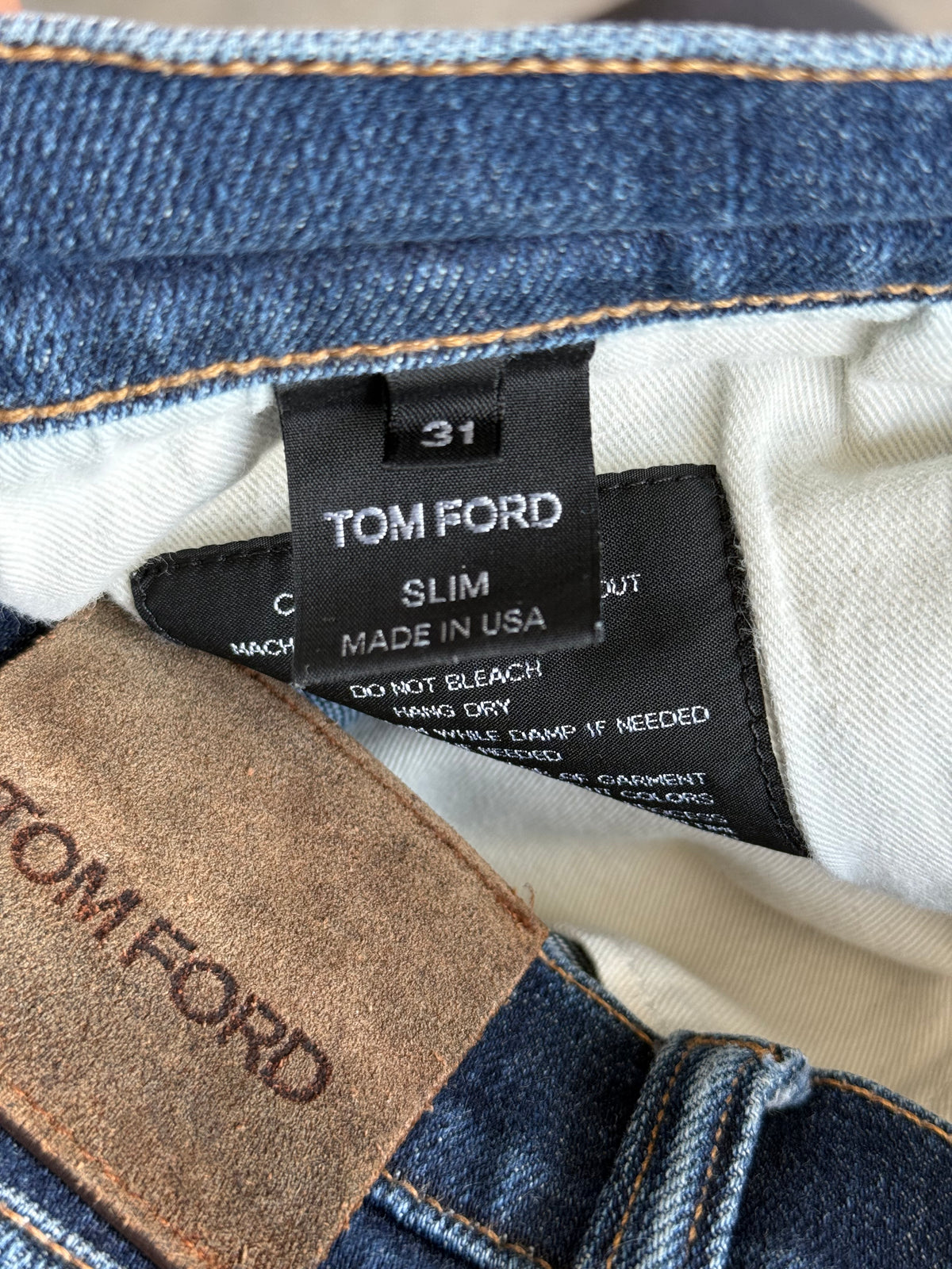 Tom Ford Blue Denim Slim Jeans