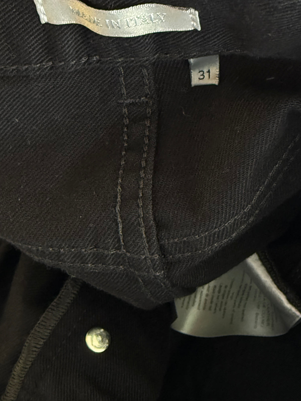 Dior Black Denim Slim Jeans
