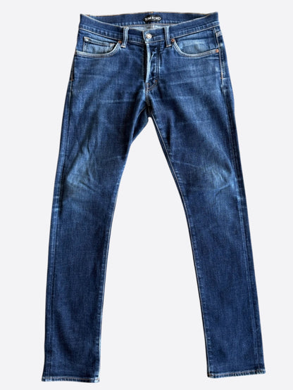 Tom Ford Blue Denim Slim Jeans