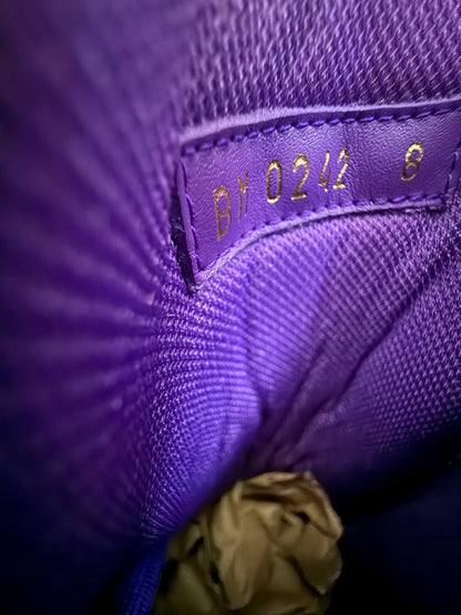 Louis Vuitton Metallic Purple Patent Leather Trainers