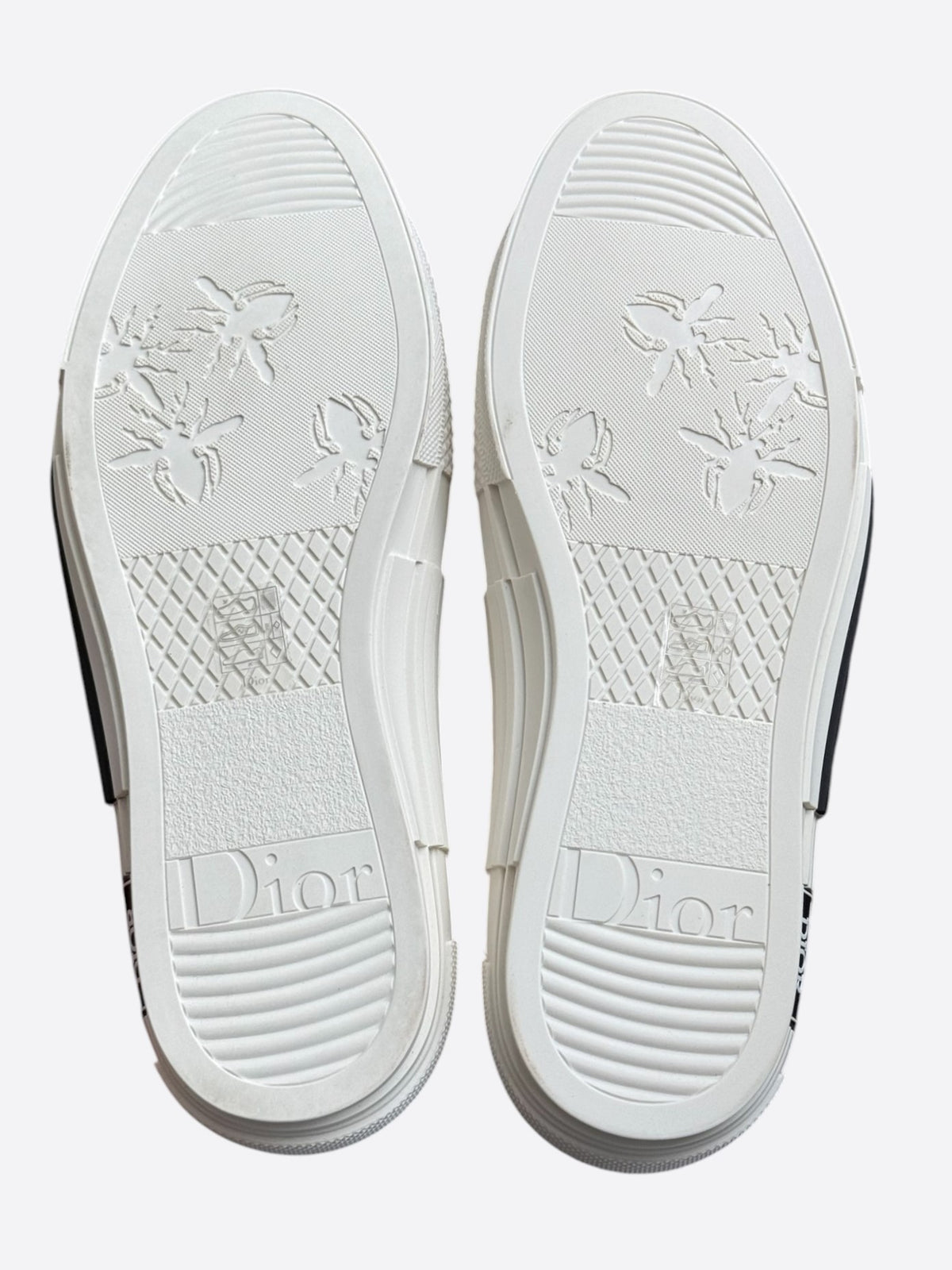 Dior Beige Macrame Oblique B23 High Top Sneakers