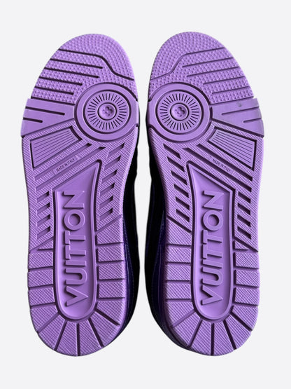 Louis Vuitton Metallic Purple Patent Leather Trainers