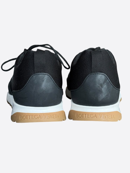 Bottega Veneta Black Scar Tex Sneakers
