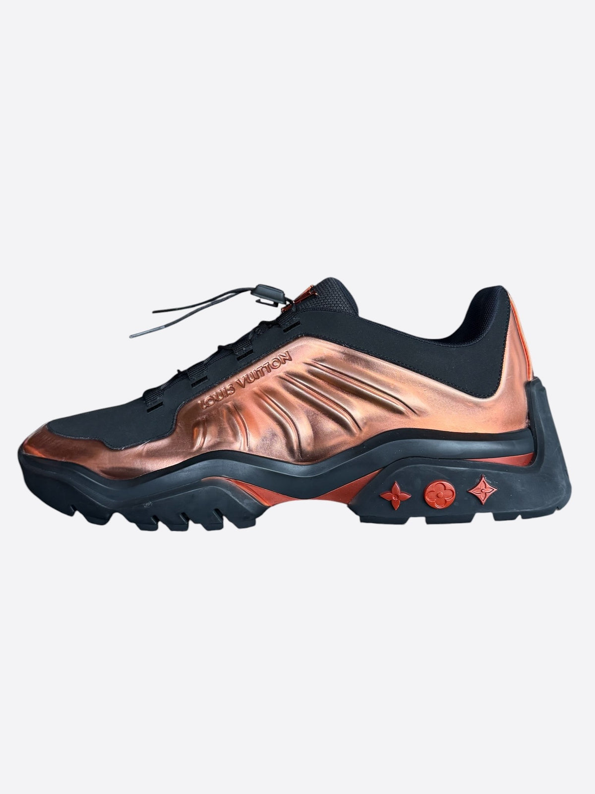 Louis Vuitton Black & Bronze Millenium Sneaker