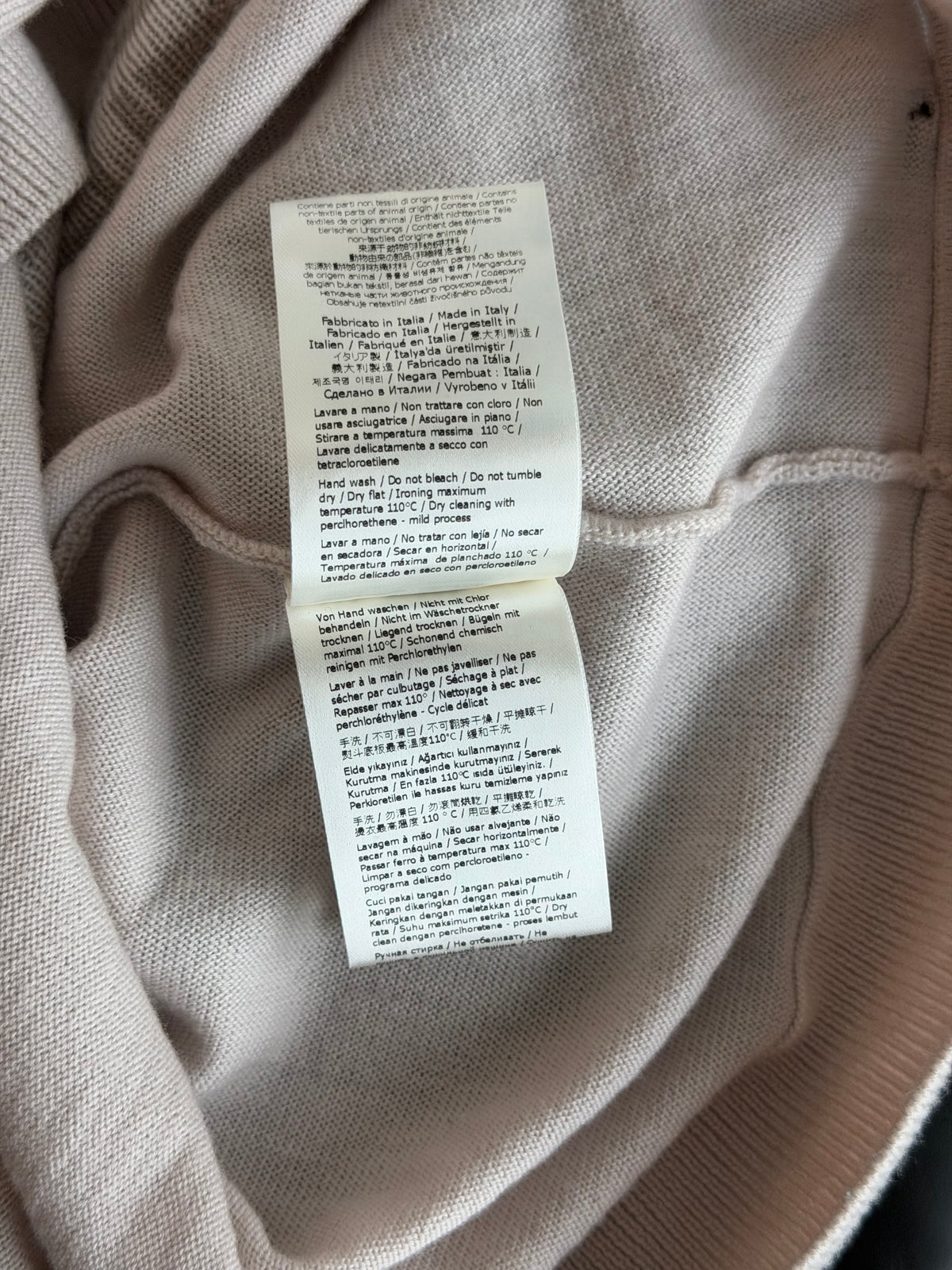 Fendi Beige & Blue Gradient FF Monogram Sweater
