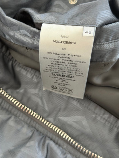 Dior Grey CD Diamond Logo Bomber Jacket
