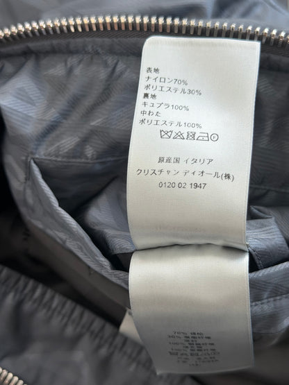 Dior Grey CD Diamond Logo Bomber Jacket
