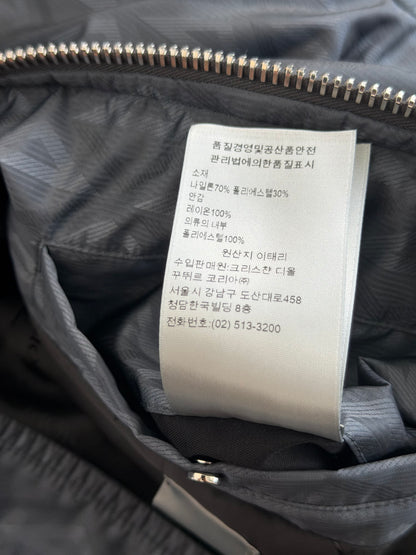 Dior Grey CD Diamond Logo Bomber Jacket