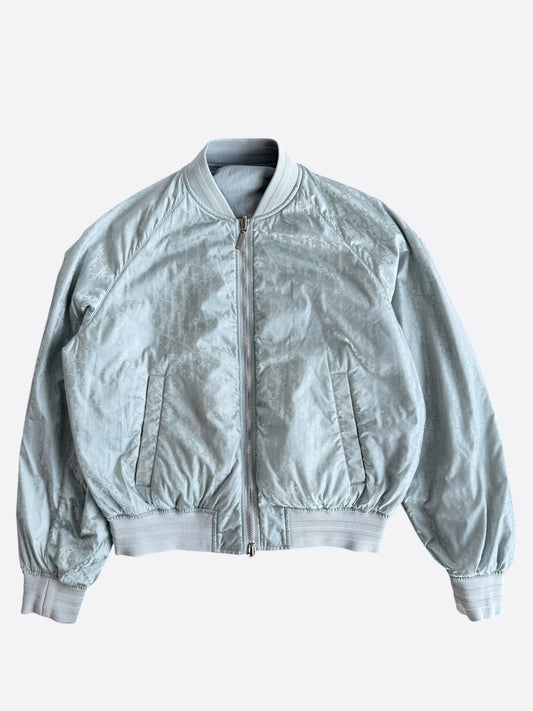 Dior Silver Oblique Reversible Bomber Jacket