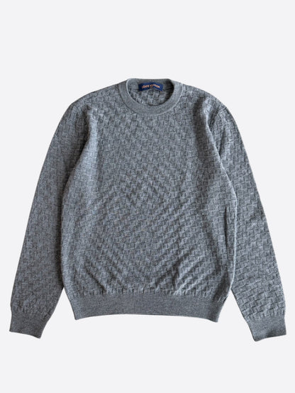 Louis Vuitton Grey Damier Sweater