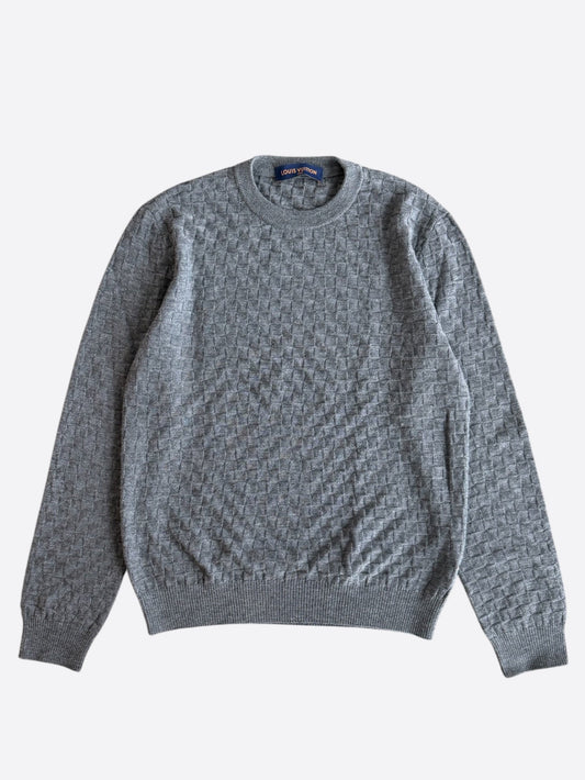 Louis Vuitton Grey Damier Sweater