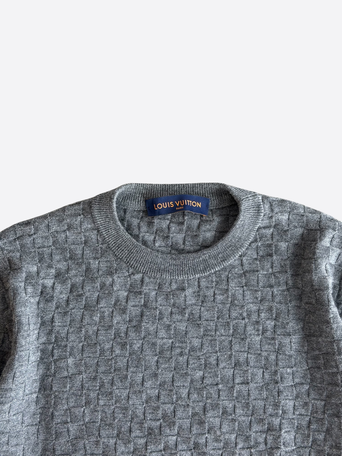 Louis Vuitton Grey Damier Sweater