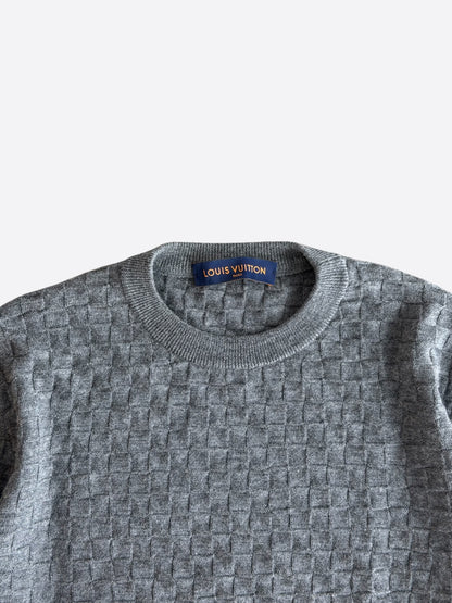 Louis Vuitton Grey Damier Sweater