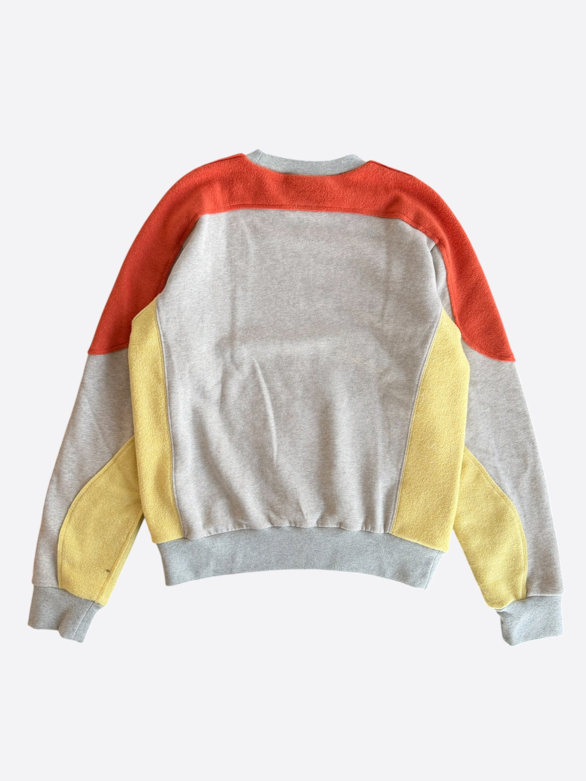 Dior Grey, Orange & Yellow Panelled Sweater