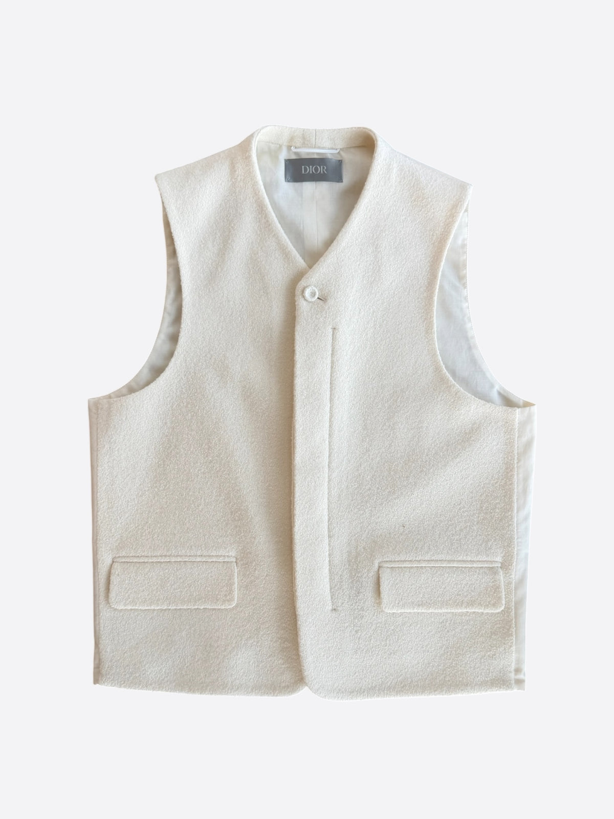 Dior Beige Wool Vest