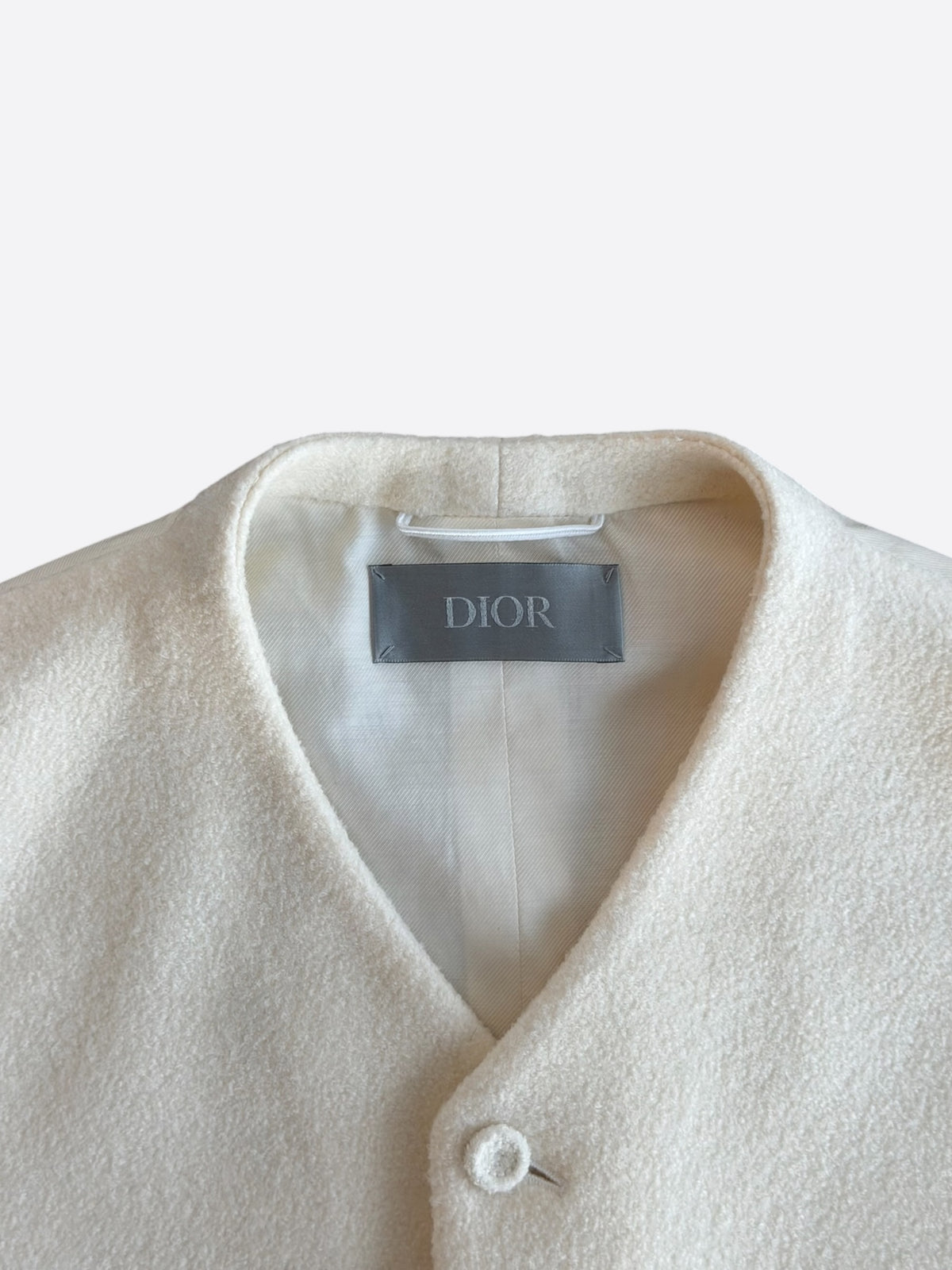 Dior Beige Wool Vest