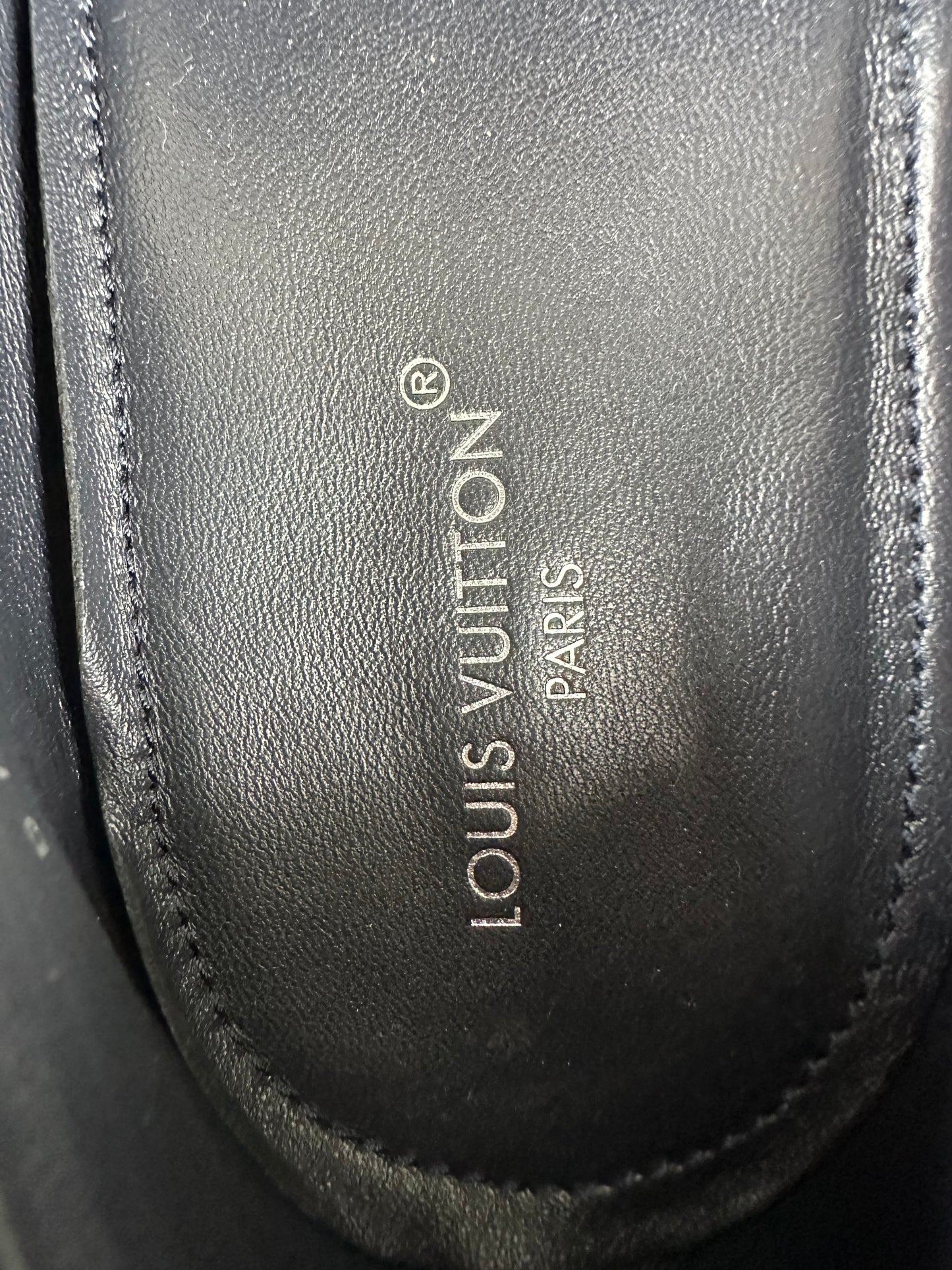 Louis Vuitton Navy Suede Estate Loafers