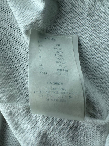 Louis Vuitton White Half Damier Pocket T-Shirt