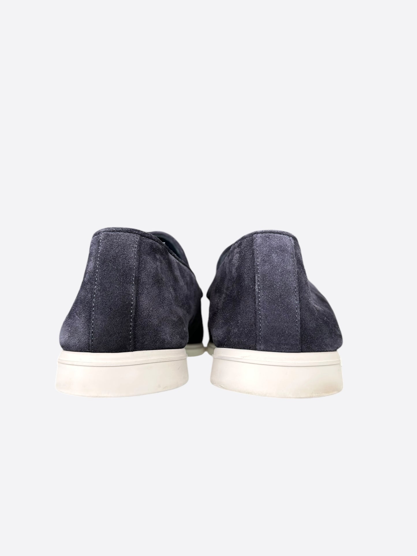 Louis Vuitton Navy Suede Estate Loafers