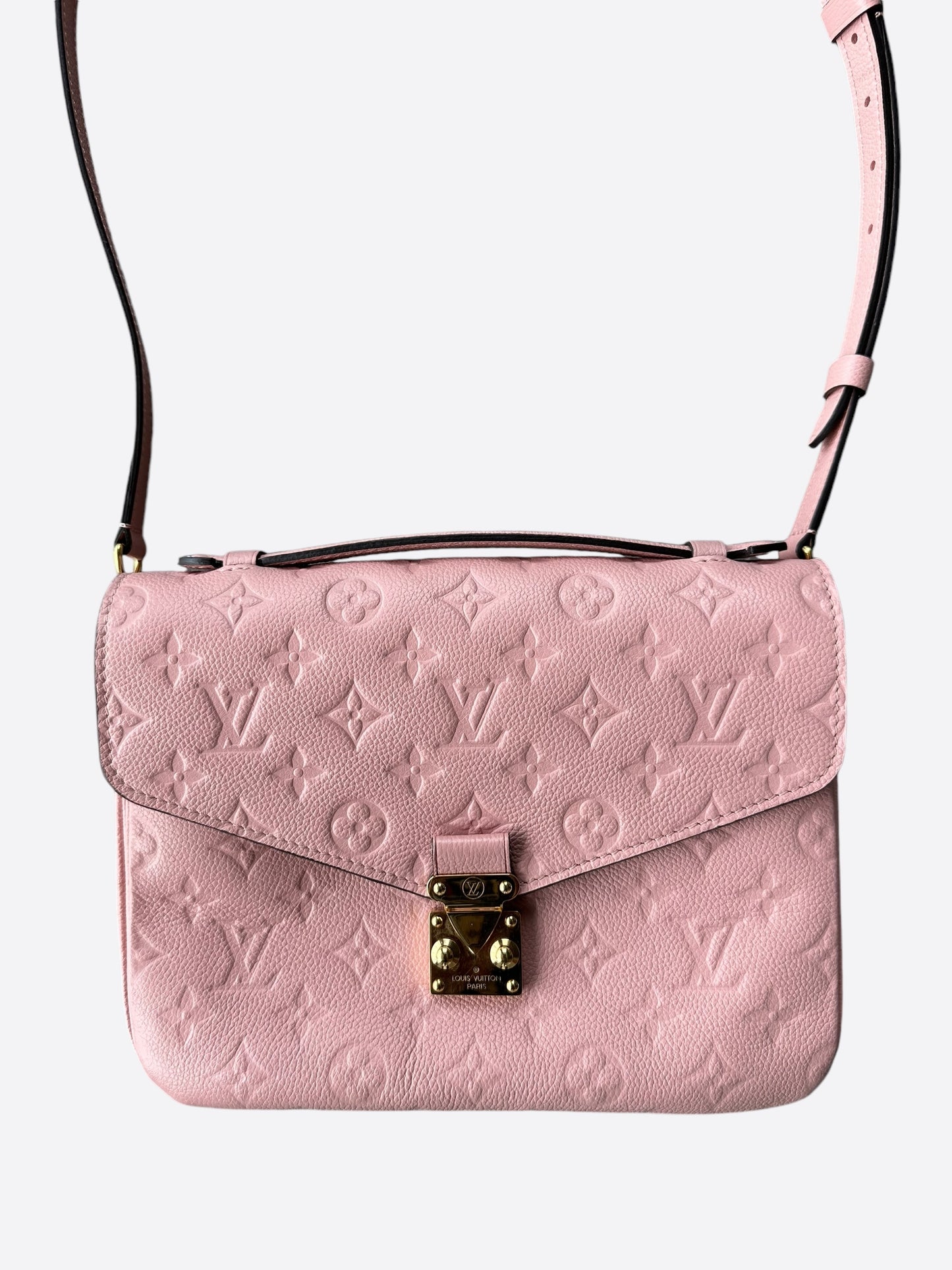 Louis Vuitton Pink Monogram Empreinte Pochette Metis