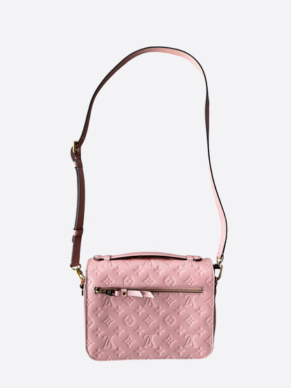 Louis Vuitton Pink Monogram Empreinte Pochette Metis