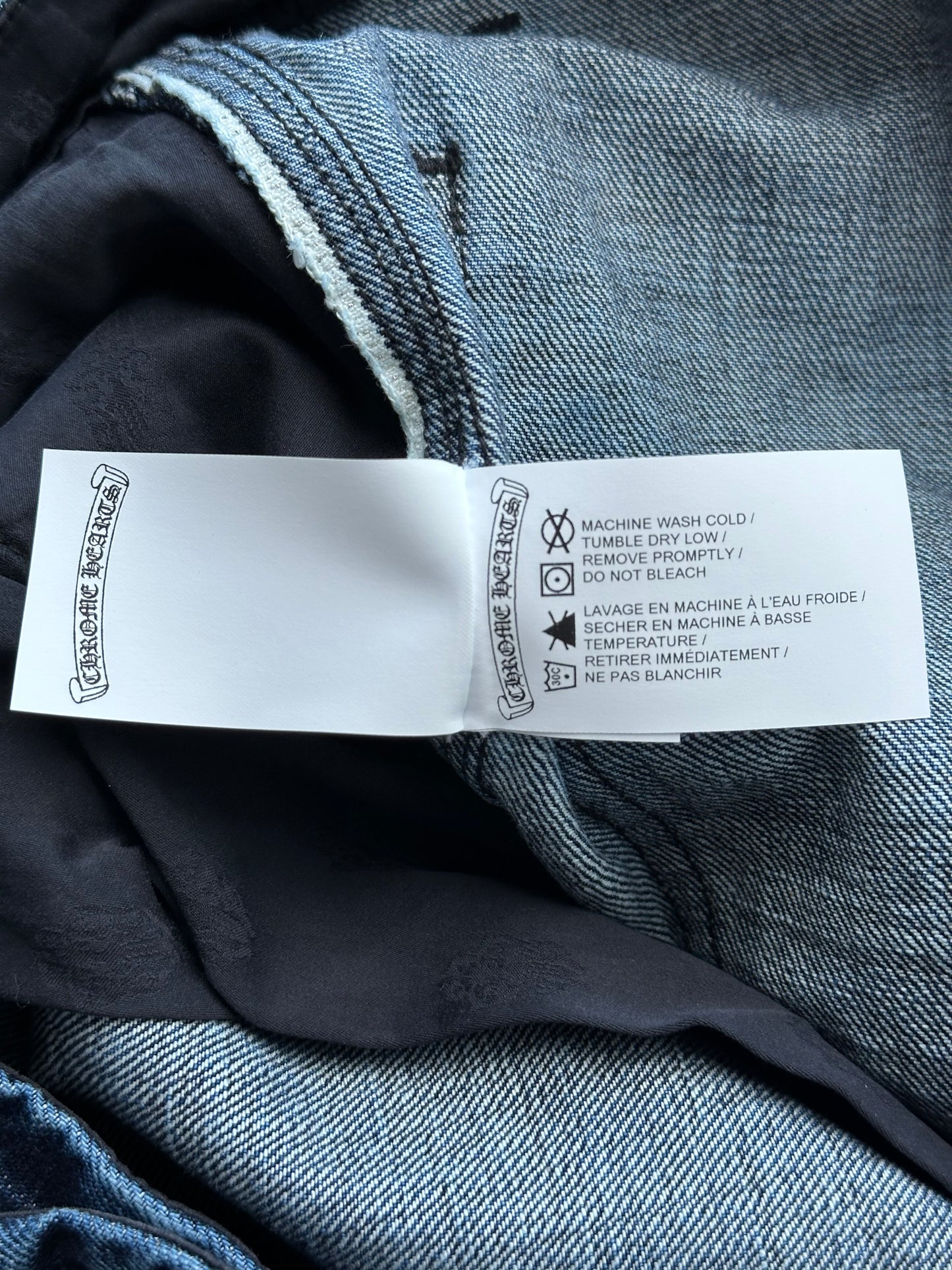 Chrome Hearts Blue Carpenter Pants