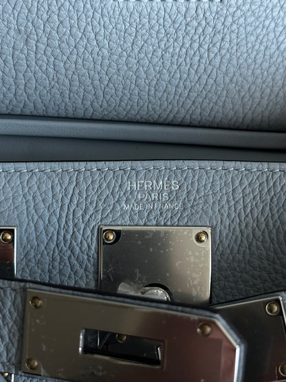 Hermes Bleu Ciel HAC A Dos Crossbody Backpack