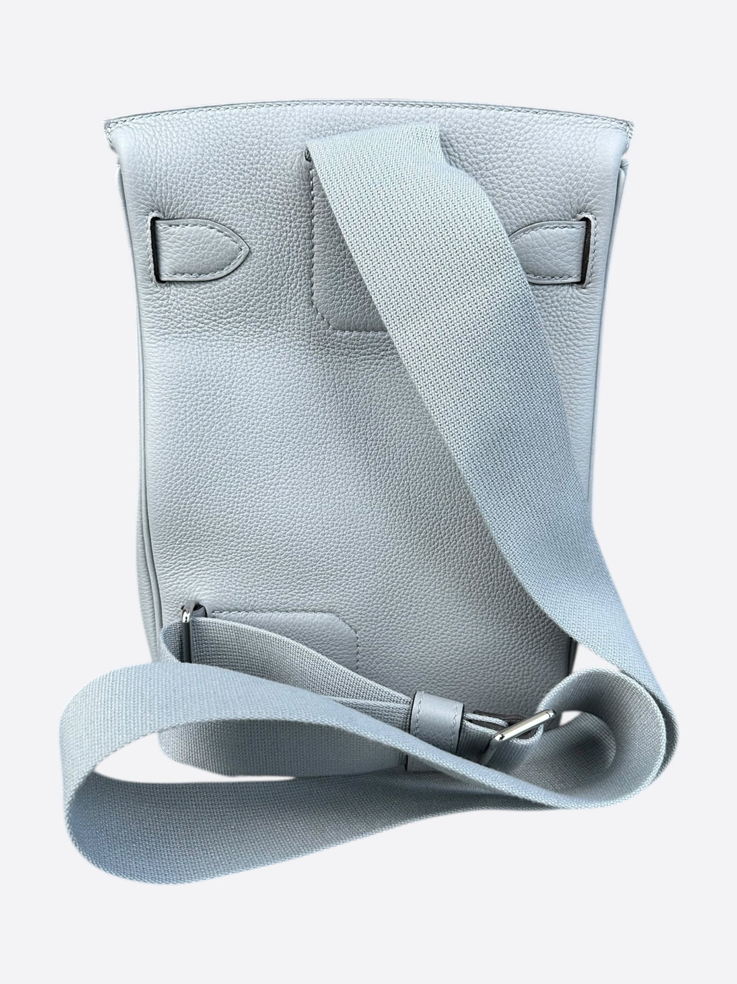 Hermes Bleu Ciel HAC A Dos Crossbody Backpack