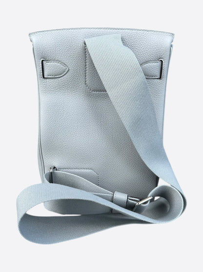 Hermes Bleu Ciel HAC A Dos Crossbody Backpack