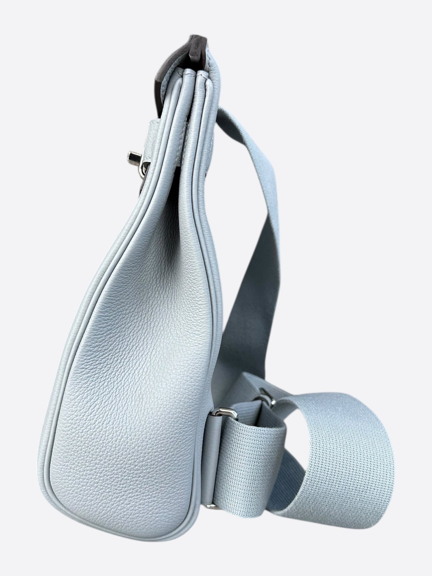 Hermes Bleu Ciel HAC A Dos Crossbody Backpack