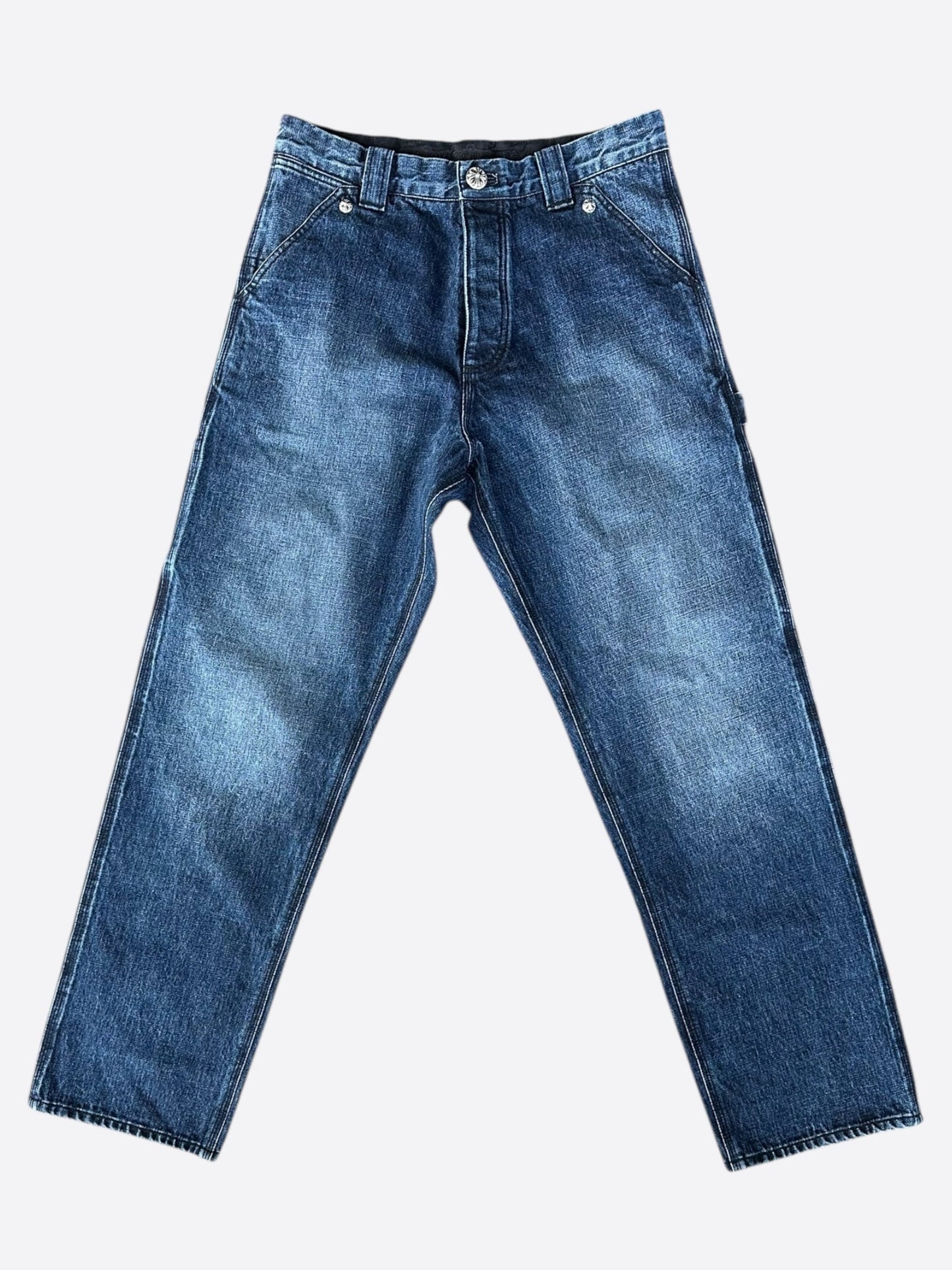 Chrome Hearts Blue Carpenter Pants
