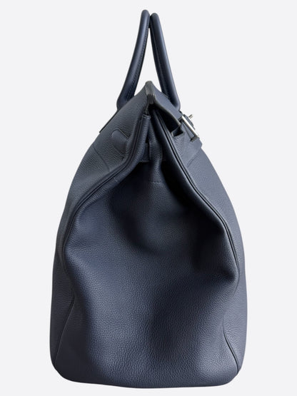Hermes Bleu Nuit Togo & Palladium Hardware HAC Birkin 40