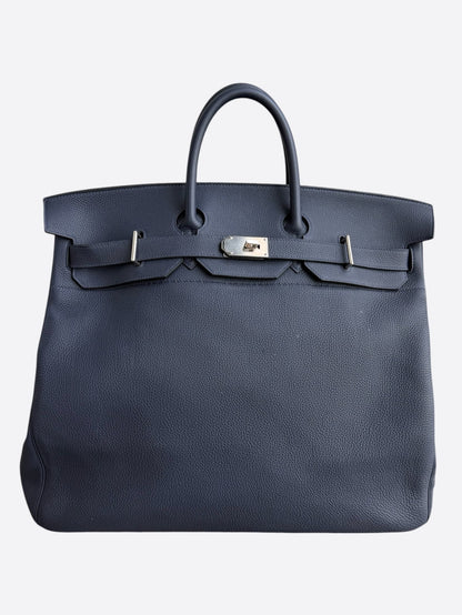 Hermes Bleu Nuit Togo & Palladium Hardware HAC Birkin 40