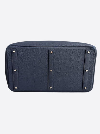 Hermes Bleu Nuit Togo & Palladium Hardware HAC Birkin 40