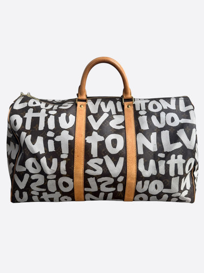 Louis Vuitton Stephen Sprouse Brown Monogram Keepall 50