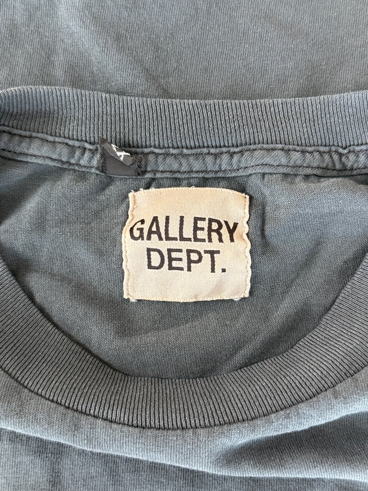 Gallery Dept Faded Black & Red Logo T-Shirt