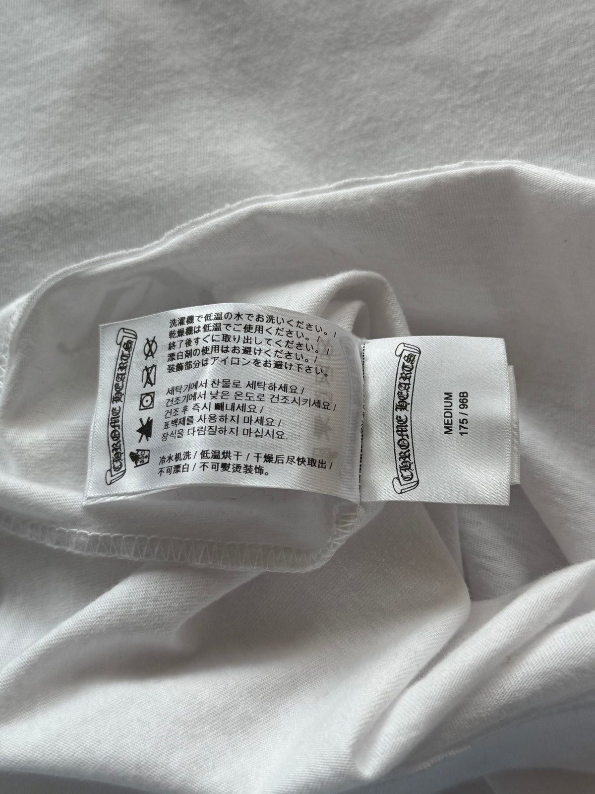Chrome Hearts White Camouflage Horseshoe Logo T-Shirt