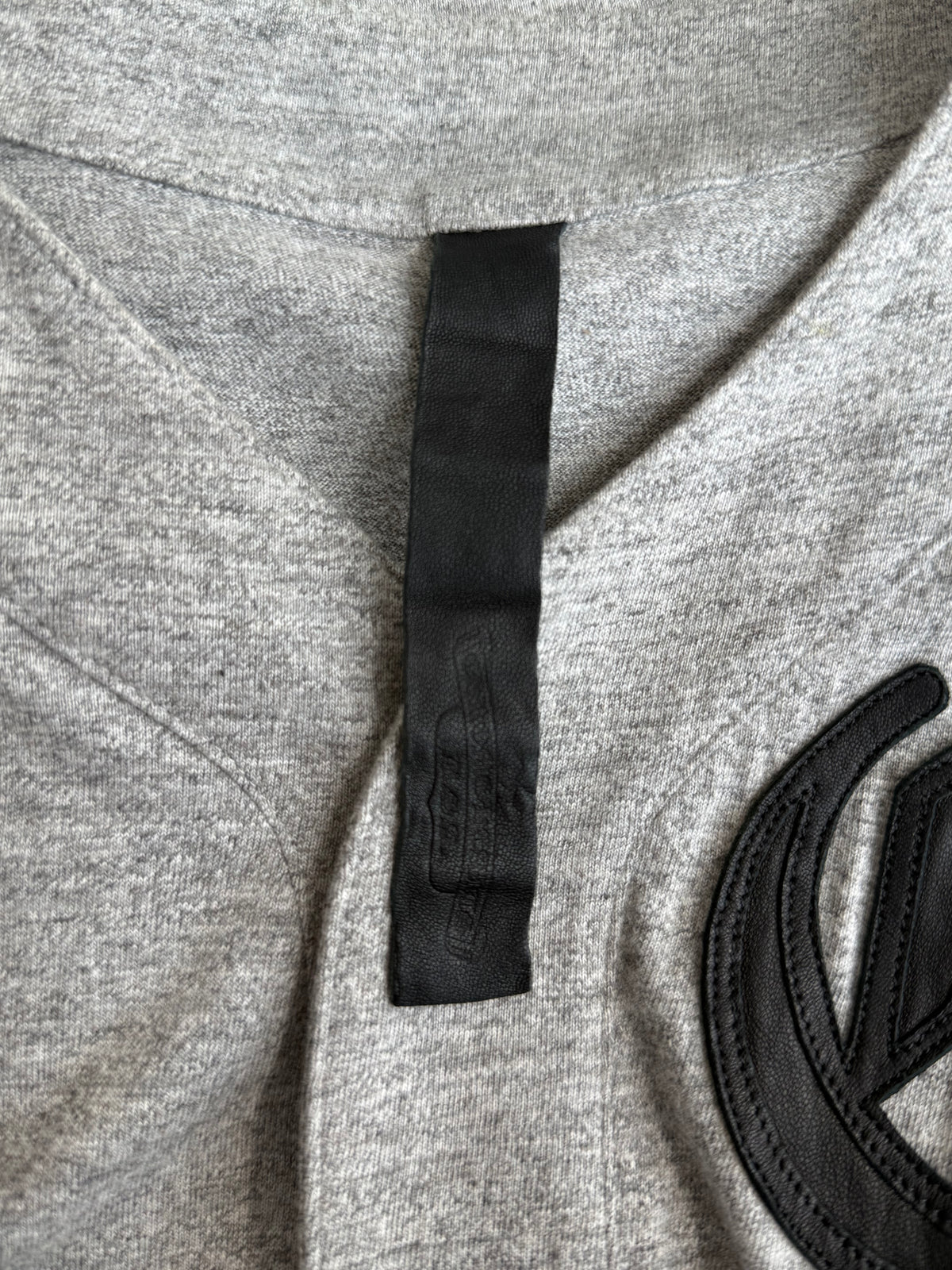 Chrome Hearts Grey & Black CH Patch Baseball Jersey