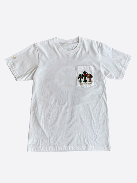 Chrome Hearts White Camouflage Horseshoe Logo T-Shirt