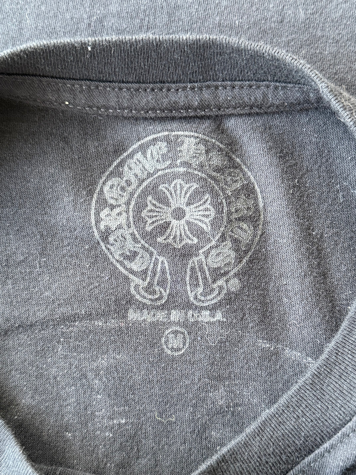 Chrome Hearts Black Camouflage Horseshoe Logo Longsleeve T-Shirt
