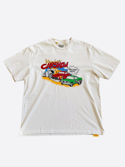 Gallery Dept White & Multicolor Venice Car Show Graphic T-Shirt