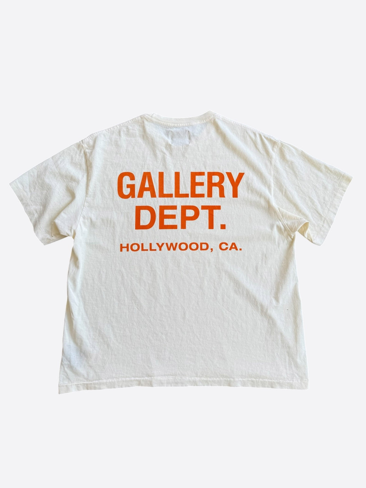 Gallery Dept Cream & Black Souvenir Logo T-Shirt
