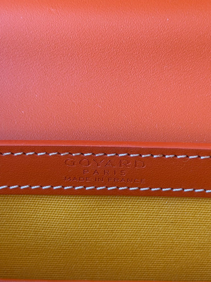 Goyard Orange Structured Mini Saigon