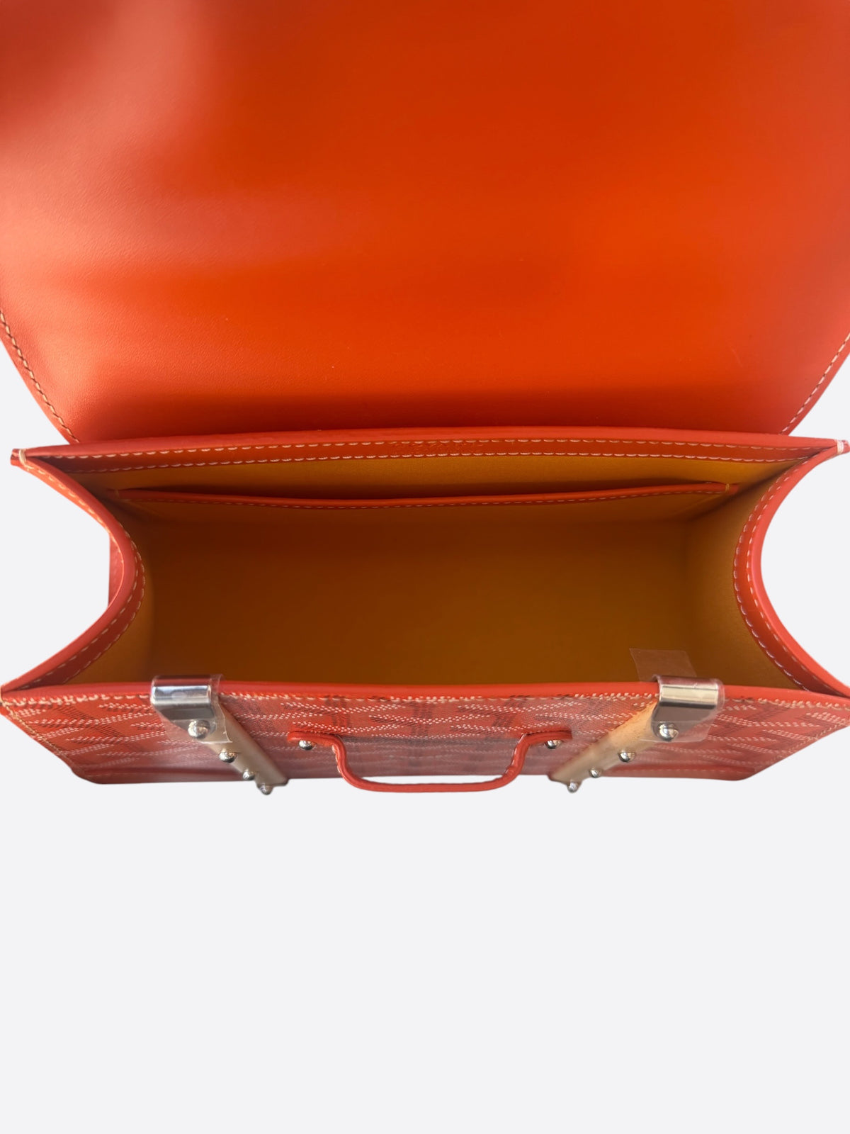 Goyard Orange Structured Mini Saigon