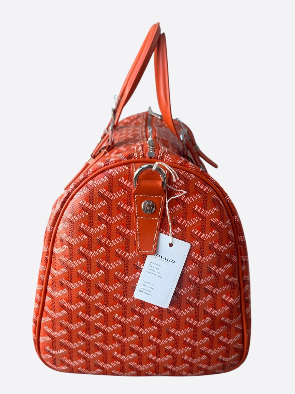 Goyard Orange Boston 45 Duffel Bag