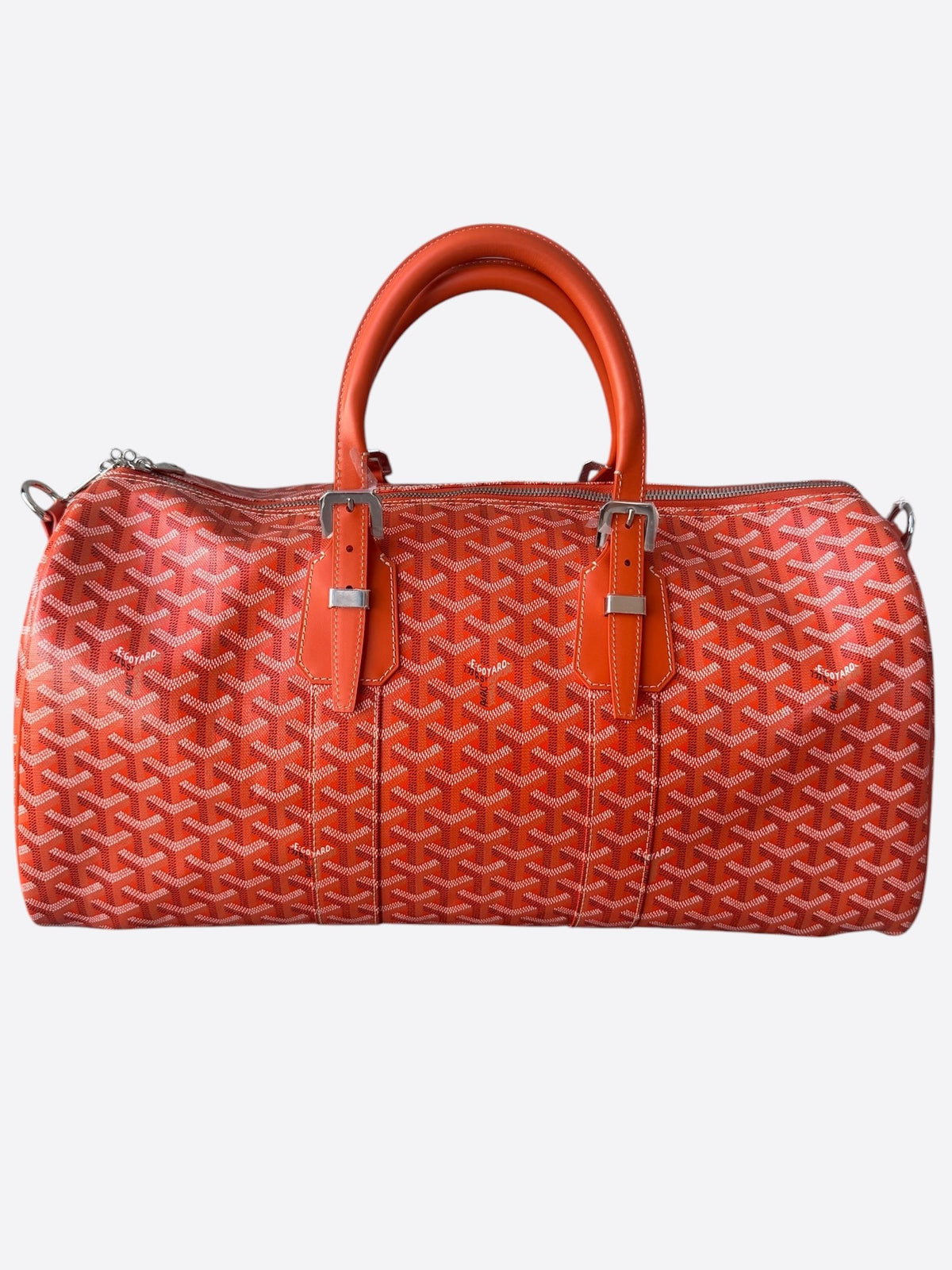 Goyard Orange Boston 45 Duffel Bag