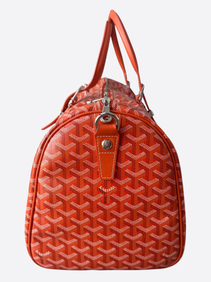 Goyard Orange Boston 45 Duffel Bag