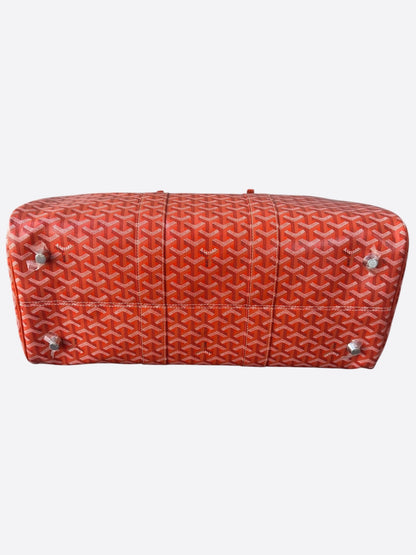 Goyard Orange Boston 45 Duffel Bag
