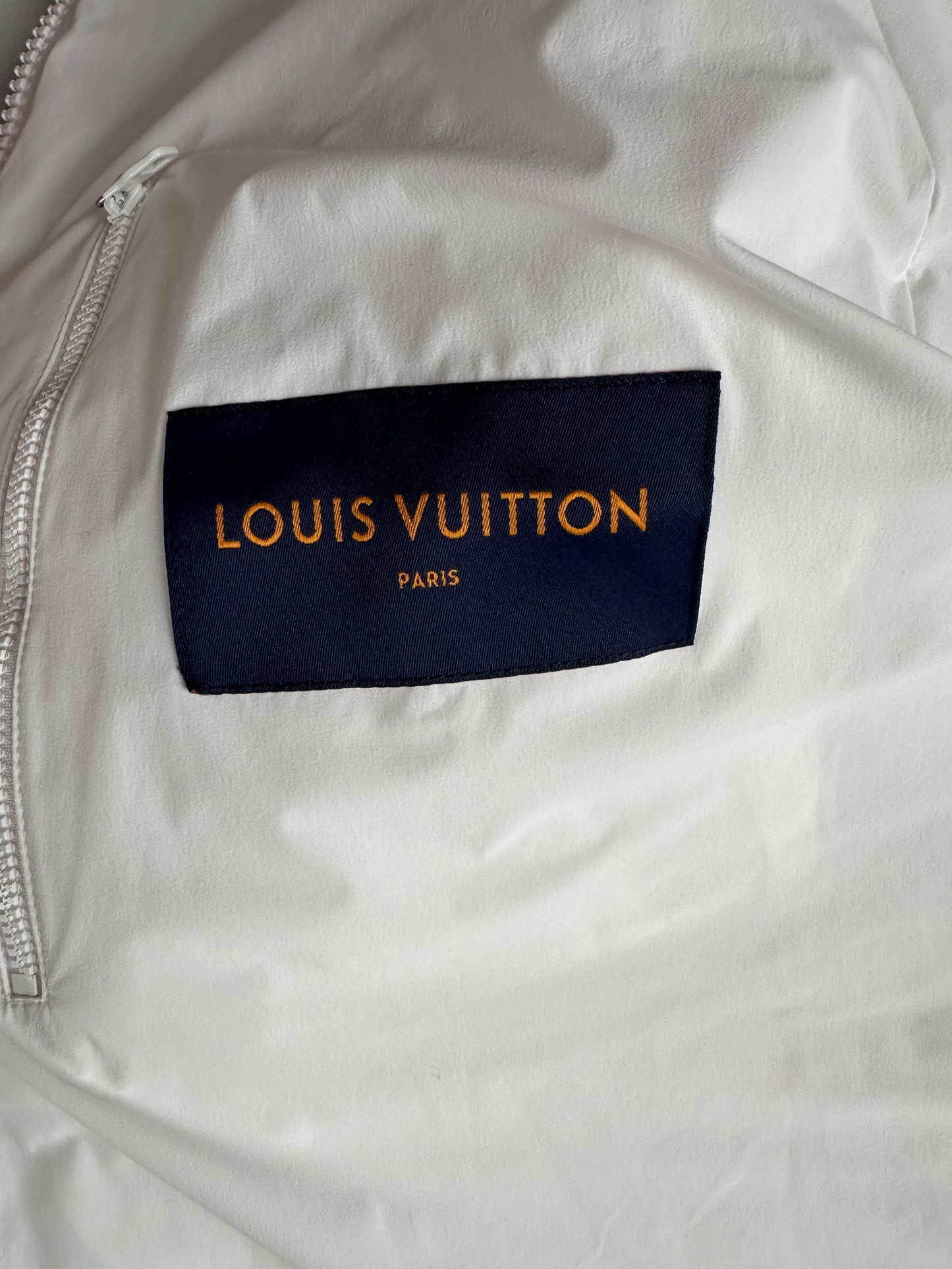 Louis Vuitton White Flower Monogram Puffer