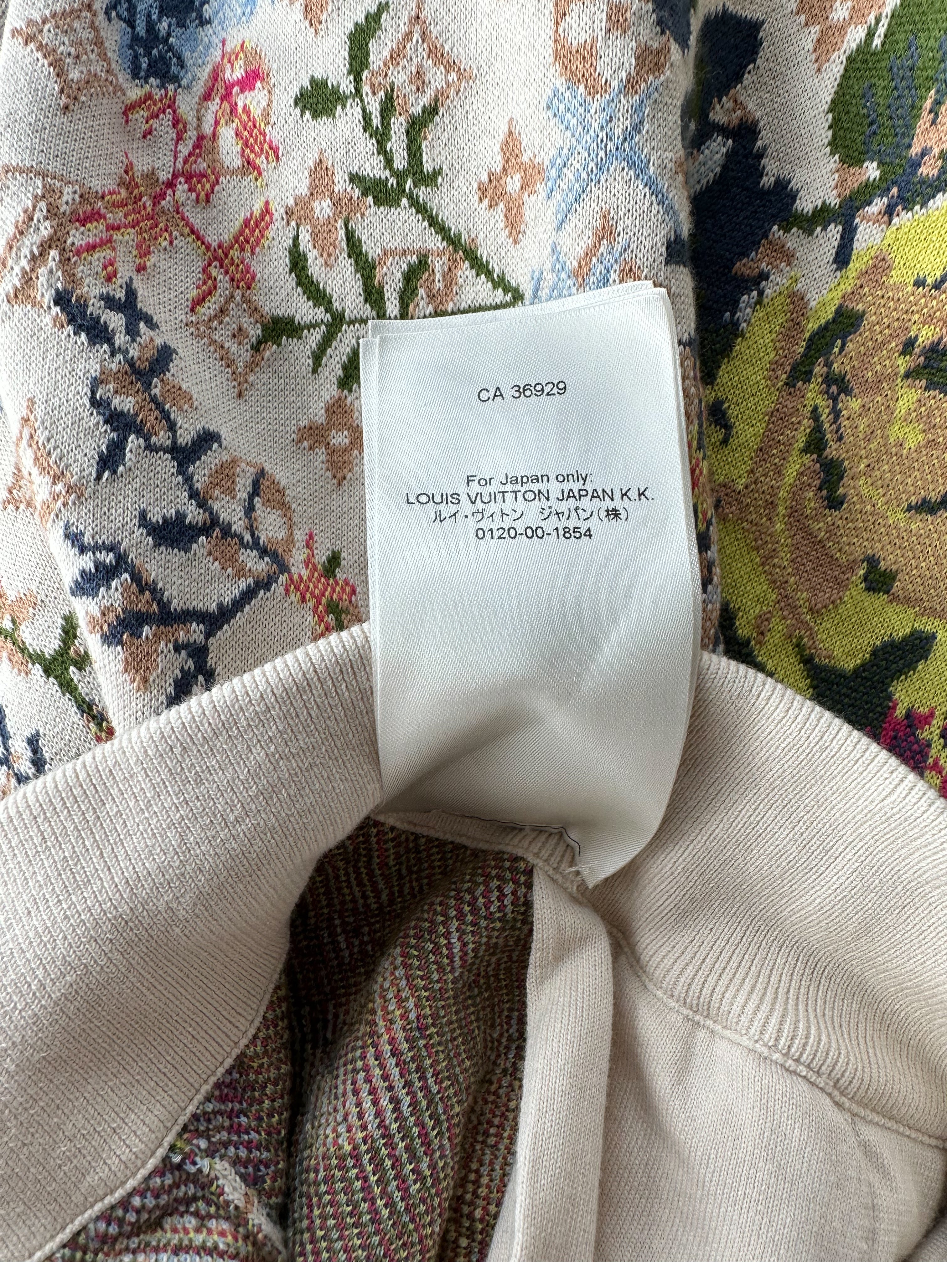 Louis Vuitton Beige Multicolor Floral Monogram Shorts Louis Vuitton Beige Multicolor Floral Monogram Shorts